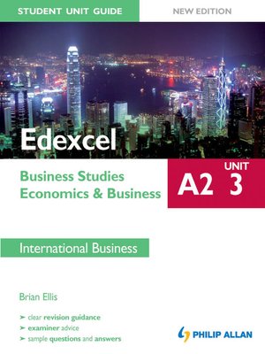 cover image of Edexcel A2 Business Studies/Economics and Business